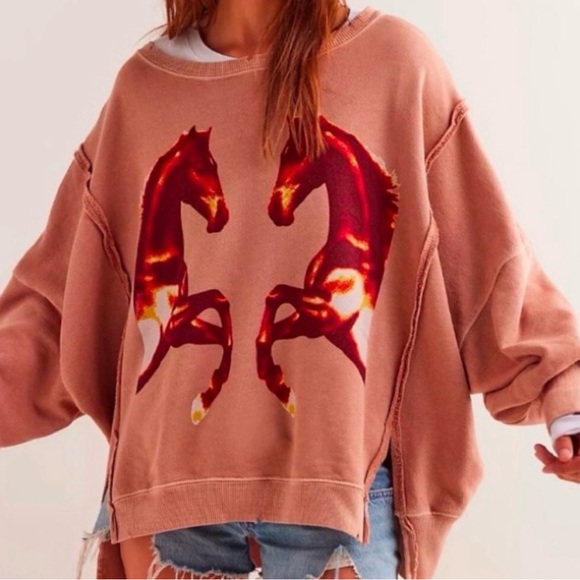 Free People We the Free Mirrored Horses Camden - Picture 8 of 9